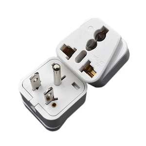Toptekits 2-Packs NEMA5-15P to Universal Travel Plug Adapter, US 3-Prong Standard 5-15P Electrical Plug Adapter, EU UK AU to US AC Power Converter Toptekits 2-Packs NEMA5-15P to Universal Travel Plug Adapter, US 3-Prong Standard 5-15P Electrical Plug Adapter, EU UK AU to US AC Power Converter