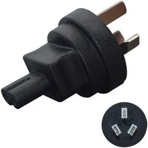 AU to C7 Power Converter Travel Adapter, Australia/New Zealand AS 3112 /NZS3112 to 2-Prong IEC C7 Female Figure 8 Electrical Adapter,1-Pack AU to C7 Power Converter Travel Adapter, Australia/New Zealand AS 3112 /NZS3112 to 2-Prong IEC C7 Female Figure 8 Electrical Adapter,1-Pack