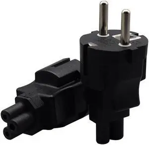 EU to C5 Power Adapter, EU Europe Schuko CEE7 to 3-Prong Female C5 Power Adapter,IEC C5 to EU Euro Schuko AC Converter,16A 250V (EU to C5) EU to C5 Power Adapter, EU Europe Schuko CEE7 to 3-Prong Female C5 Power Adapter,IEC C5 to EU Euro Schuko AC Converter,16A 250V (EU to C5)