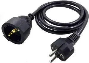 European 220v Extension Cord Reel, CEE7/7 Schuko Male to Female Type F Short EU Extension Cable, 90 Degree Outlet Adapter Short EU Extension Cord,European Extension Cord,16AWG 3ft Straight Plug European 220v Extension Cord Reel, CEE7/7 Schuko Male to Female Type F Short EU Extension Cable, 90 Degree Outlet Adapter Short EU Extension Cord,European Extension Cord,16AWG 3ft Straight Plug