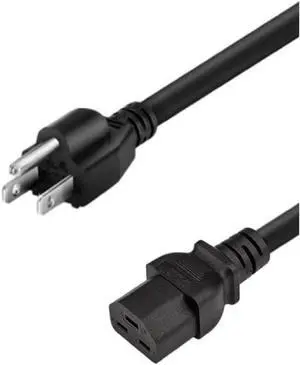 NEMA 5-15P to C21 USA 3 Prong Standard Plug to C21 Short Power Cord, 14AWG, 15A/125V, UL Listed, UPS Supply Heavy Duty Power Cord Replacement, 10ft/3m NEMA 5-15P to C21 USA 3 Prong Standard Plug to C21 Short Power Cord, 14AWG, 15A/125V, UL Listed, UPS Supply Heavy Duty Power Cord Replacement, 10ft/3m