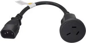 C14 to Au Short Power Cord 1 Foot,IEC 320 C14 Male Plug to Australia AU 3 Prong Female 1ft Power Cord PC,IEC Cable for Computer Cord Plug SAA Power Extension Cord C14 to Au Short Power Cord 1 Foot,IEC 320 C14 Male Plug to Australia AU 3 Prong Female 1ft Power Cord PC,IEC Cable for Computer Cord Plug SAA Power Extension Cord