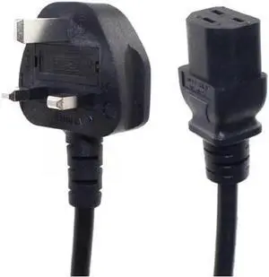 UK to C21 Power Cord Plug, UK BS1363 to C21 Power Cord (Compatible with C19), 13A 250V, 16AWG, England/Scotland/Ireland/Hongkong/Dubai Power Cable Replacement, 6ft/1.8m, Black UK to C21 Power Cord Plug, UK BS1363 to C21 Power Cord (Compatible with C19), 13A 250V, 16AWG, England/Scotland/Ireland/Hongkong/Dubai Power Cable Replacement, 6ft/1.8m, Black
