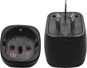 (2 Pack) AU to EU Schuko Female Socket Power Converter Travel Plug Adapter, Australia/New Zealand AS3112 3-Pin Male to European CEE7 Female Socket Electrical Adapter (2 Pack) AU to EU Schuko Female Socket Power Converter Travel Plug Adapter, Australia/New Zealand AS3112 3-Pin Male to European CEE7 Female Socket Electrical Adapter