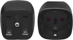 (2 Pack) NEMA 6-15P to EU European Standard Female Socket Power Converter, US 3 Prong Male to Euro Schuko Female Socket Electrical Adapter Travel Plug Adapter (2 Pack) NEMA 6-15P to EU European Standard Female Socket Power Converter, US 3 Prong Male to Euro Schuko Female Socket Electrical Adapter Travel Plug Adapter