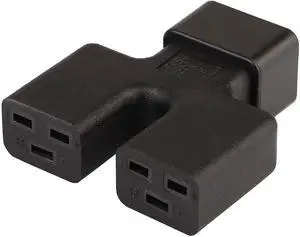 IEC C20 to 2* C19 Y Splitter Power Adapter Electrical Adapter, IEC 320 C20 to Dual C19 Power Y Split Power Converter Travel Plug Adapter,Dual IEC Double Splitter IEC C20 to 2* C19 Y Splitter Power Adapter Electrical Adapter, IEC 320 C20 to Dual C19 Power Y Split Power Converter Travel Plug Adapter,Dual IEC Double Splitter
