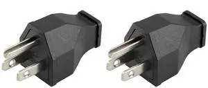 (2 Pack) NEMA 5-15P US 3 Prong DIY Grounding Rewireable Power Plug ,US Nema-5-15P Male PLug Power connector,3 Prong Electric Plug Replacement (2 Pack) NEMA 5-15P US 3 Prong DIY Grounding Rewireable Power Plug ,US Nema-5-15P Male PLug Power connector,3 Prong Electric Plug Replacement
