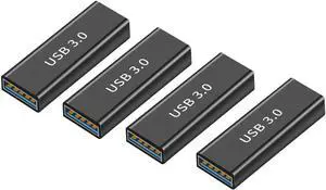 Toptekits 4 Pack USB Coupler Female to Female USB 3.0 Type A Adapter Superspeed 5Gbps USB Port Extension Connector Bridge for Laptop PC Hard Drive Printer Camera (USB3.0 Female to Female) Toptekits 4 Pack USB Coupler Female to Female USB 3.0 Type A Adapter Superspeed 5Gbps USB Port Extension Connector Bridge for Laptop PC Hard Drive Printer Camera (USB3.0 Female to Female)