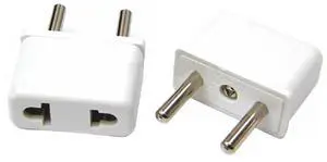 5 Pack 2-Prong US To EU Travel Plug Adapter Power Converter ,Euro US Plug Adapter,US EU Plug Adapter Electrical Adapter,EU4.0mm Power Adapter White Style A 4.0mm 5 Pack 2-Prong US To EU Travel Plug Adapter Power Converter ,Euro US Plug Adapter,US EU Plug Adapter Electrical Adapter,EU4.0mm Power Adapter White Style A 4.0mm