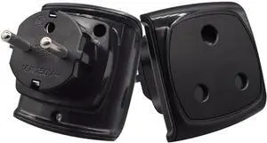 Euro Schuko to South Africal Electrical Adapter Travel Plug Adapter,Toptekits EU Schuko CEE7/7 Male to South Africa Female Power Converter Travel Adapter, 16A 250V,1-Pack Euro Schuko to South Africal Electrical Adapter Travel Plug Adapter,Toptekits EU Schuko CEE7/7 Male to South Africa Female Power Converter Travel Adapter, 16A 250V,1-Pack