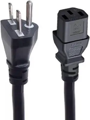 NEMA 6-15P to C13 Power Cord PC, US 3 Prong 6-15P to IEC320 C13 Computer Power Cord Replacement, IEC Power Cable, 6ft/1.8m, 14AWG, 20A 250V, UL Listed NEMA 6-15P to C13 Power Cord PC, US 3 Prong 6-15P to IEC320 C13 Computer Power Cord Replacement, IEC Power Cable, 6ft/1.8m, 14AWG, 20A 250V, UL Listed