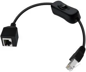 Cat 6 Male to Female Ethernet Extension Cable with Switch 1000Mbps RJ45 Extension Cable Male Female for Laptop,PC,Router and MC ,Straight, 2ft/60cm Cat 6 Male to Female Ethernet Extension Cable with Switch 1000Mbps RJ45 Extension Cable Male Female for Laptop,PC,Router and MC ,Straight, 2ft/60cm