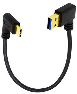 1ft Short Right Angle USB Type C Cable, 90 Degree Angle 18W Fast Charging USB A to USB C Cable ,Gold Plated 90 degree Angle USB 3.0 (Type-A) Male to USB3.1 (Type-C)Male USB Data Sync & Charge Cable 1ft Short Right Angle USB Type C Cable, 90 Degree Angle 18W Fast Charging USB A to USB C Cable ,Gold Plated 90 degree Angle USB 3.0 (Type-A) Male to USB3.1 (Type-C)Male USB Data Sync & Charge Cable