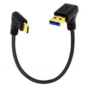 1ft Short Up Angle USB Type C Cable, 90 Degree Angle 18W Fast Charging USB A to USB C Cable ,Gold Plated 90 degree Angle USB 3.0 (Type-A) Male to USB3.1 (Type-C)Male USB Data Sync & Charge Cable 1ft Short Up Angle USB Type C Cable, 90 Degree Angle 18W Fast Charging USB A to USB C Cable ,Gold Plated 90 degree Angle USB 3.0 (Type-A) Male to USB3.1 (Type-C)Male USB Data Sync & Charge Cable