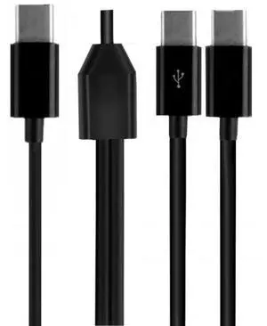 2 in 1 USB Type C Splitter Cable,USB C Male to 2 USB C Male Data Snyc and Charging Cord,USB C Multi Charging Cable for Cell Phones,Tablets and More(5FT/1.5M) 1-to-2 2 in 1 USB Type C Splitter Cable,USB C Male to 2 USB C Male Data Snyc and Charging Cord,USB C Multi Charging Cable for Cell Phones,Tablets and More(5FT/1.5M) 1-to-2
