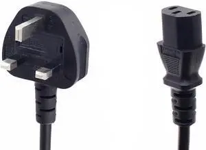 UK to C13 Long Power Cord Plug, British/England/Ireland/Scotland Standard 3 Prong BS1363 to IEC C13 Heavy Duty Power Cord with Fuse, 220 Volt Power Cord, 16AWG, 10ft/3m UK to C13 Long Power Cord Plug, British/England/Ireland/Scotland Standard 3 Prong BS1363 to IEC C13 Heavy Duty Power Cord with Fuse, 220 Volt Power Cord, 16AWG, 10ft/3m