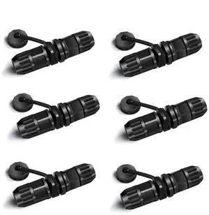 Waterproof RJ45 Coupler, cat 6 splice outdoor ethernet Connector, Female to Female , Panel Mount, IP68 Ethernet LAN Cable Coupler Adapter Weatherproof Connection for CAT 5, CAT 5E, Cat7,6-Pack Waterproof RJ45 Coupler, cat 6 splice outdoor ethernet Connector, Female to Female , Panel Mount, IP68 Ethernet LAN Cable Coupler Adapter Weatherproof Connection for CAT 5, CAT 5E, Cat7,6-Pack