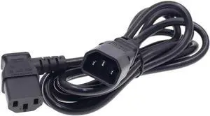 IEC320 C14 to C13 Elbow Plug Power Cord PC,Toptekits Right Angle IEC C13 to C14 Power Cord Replacement,Computer Power Cord Plug C13 C14 Cable IEC Power Cable,5ft/1.5m,18AWG IEC320 C14 to C13 Elbow Plug Power Cord PC,Toptekits Right Angle IEC C13 to C14 Power Cord Replacement,Computer Power Cord Plug C13 C14 Cable IEC Power Cable,5ft/1.5m,18AWG