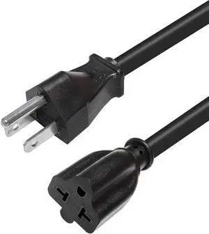 12AWG Heavy Duty Power Extension Cord,4-in-1 NEMA 5-15P to 5-15R/5-20R/6-20R/6-15R Short Power Cord PC,US Standard 3 Prong Cord Extender,12 Gauge Extension Cable ,UL Listed,2ft/0.6m 12AWG Heavy Duty Power Extension Cord,4-in-1 NEMA 5-15P to 5-15R/5-20R/6-20R/6-15R Short Power Cord PC,US Standard 3 Prong Cord Extender,12 Gauge Extension Cable ,UL Listed,2ft/0.6m