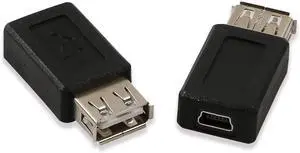 2 Pack USB 2.0 A Female to USB B Mini 5 Pin Female Adapter Converter,USB A Female to Mini USB 5Pin Female Adapater 2 Pack USB 2.0 A Female to USB B Mini 5 Pin Female Adapter Converter,USB A Female to Mini USB 5Pin Female Adapater