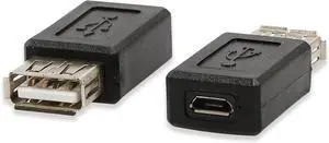 2 Pack USB 2.0 A Female to USB Micro Female Adapter Converter,USB A Female to Micro-USB Female Adapter 2 Pack USB 2.0 A Female to USB Micro Female Adapter Converter,USB A Female to Micro-USB Female Adapter