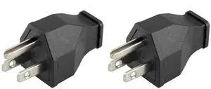 2-Pack US Standard 3 Prong Nema 5-15P Male Plug DIY Power Converter Travel Plug Adapter,US connector, NEMA 5-15P Receptacle US DIY Grounding Rewireable Power Plug Male 2-Pack US Standard 3 Prong Nema 5-15P Male Plug DIY Power Converter Travel Plug Adapter,US connector, NEMA 5-15P Receptacle US DIY Grounding Rewireable Power Plug Male