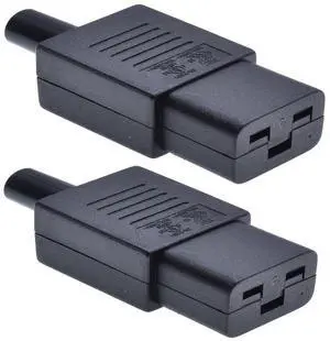 2 Pack UL Listed IEC 320 C19 Rewirable Power Plug Electrical Adapter,DIY IEC 320 C19 Female Plug, EN 60320 C19 Connector,16A 250V AC Power Converter 2 Pack UL Listed IEC 320 C19 Rewirable Power Plug Electrical Adapter,DIY IEC 320 C19 Female Plug, EN 60320 C19 Connector,16A 250V AC Power Converter