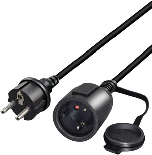 CEE7/7 European Schuko EU Extension Cord Outdoor with Waterproof Cover, Euro CEE 7/7 European Extension Cord Extender, EU Extension Cable Euro Standard Extension Cable (6ft/1.8m) CEE7/7 European Schuko EU Extension Cord Outdoor with Waterproof Cover, Euro CEE 7/7 European Extension Cord Extender, EU Extension Cable Euro Standard Extension Cable (6ft/1.8m)