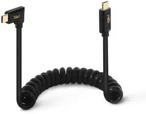 USB 4.0 Type C Male to Male Coiled Cable, Bidirectional 40Gbps, 240W PD Charging, 8K@60Hz Video, Straight to Left/Right Angle Spring Spiral Cord for Thunderbolt 4/3, Smartphone, Laptop, Monitor,4ft USB 4.0 Type C Male to Male Coiled Cable, Bidirectional 40Gbps, 240W PD Charging, 8K@60Hz Video, Straight to Left/Right Angle Spring Spiral Cord for Thunderbolt 4/3, Smartphone, Laptop, Monitor,4ft