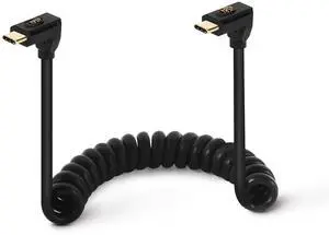 USB 4.0 Type C Male to Male Coiled Cable, Bidirectional 40Gbps, 240W PD Charging, 8K@60Hz Video, Up/Down to Up/Down Angle Spring Spiral Cord for Thunderbolt 4/3, Smartphone, Laptop, Monitor,4ft USB 4.0 Type C Male to Male Coiled Cable, Bidirectional 40Gbps, 240W PD Charging, 8K@60Hz Video, Up/Down to Up/Down Angle Spring Spiral Cord for Thunderbolt 4/3, Smartphone, Laptop, Monitor,4ft