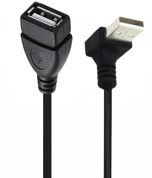 (2 Pack) 90 Degree Down Angled USB 2.0 A Male to USB Female Extension Adapter Cable (25cm/0.82ft) Down Angle (2 Pack) 90 Degree Down Angled USB 2.0 A Male to USB Female Extension Adapter Cable (25cm/0.82ft) Down Angle