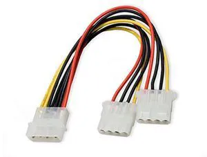 2-Pack LP4 to 2x LP4 Power Y Splitter Cable M/F - LP4 Splitter - Molex Y Splitter - Molex Splitter,4 Pin Y-Splitter IDE Extension Adapter,8in/20cm 2-Pack LP4 to 2x LP4 Power Y Splitter Cable M/F - LP4 Splitter - Molex Y Splitter - Molex Splitter,4 Pin Y-Splitter IDE Extension Adapter,8in/20cm