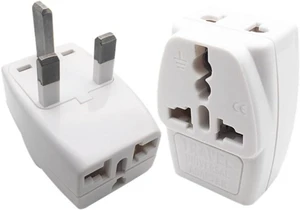 (2 Pack) Universal 3 in 1 UK Power Strip, Multi UK Plug Power Splitter Travel Adapter for Ireland, London, British Adapter Plug, Type G,13A 250V,White Style 3 (2 Pack) Universal 3 in 1 UK Power Strip, Multi UK Plug Power Splitter Travel Adapter for Ireland, London, British Adapter Plug, Type G,13A 250V,White Style 3