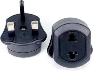 (2 Pack) Shaver Plug Adaptor Shaving Toothbrush Adapter Epilators Bathroom UK to 2 Pin 3 Pin Power Converter, Euro UK Plug Adapter, US UK Travel Plug Adapter, 13A 250V ,Style 1 ,Black (2 Pack) Shaver Plug Adaptor Shaving Toothbrush Adapter Epilators Bathroom UK to 2 Pin 3 Pin Power Converter, Euro UK Plug Adapter, US UK Travel Plug Adapter, 13A 250V ,Style 1 ,Black