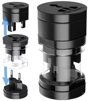 All in One Universal Power Adapter Travel Converter, Compact EU/UK/US/AU Power Converters Universal Worldwide Plug Adapter International Power Adapter Travel All in One Universal Power Adapter Travel Converter, Compact EU/UK/US/AU Power Converters Universal Worldwide Plug Adapter International Power Adapter Travel