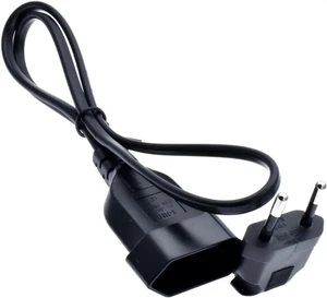 European EU 2 Prong Power Cord 220v Elbow Plug 90 Degree Angle Euro Extension Cord M/F for PC Computer PDU UPS, Right Angle IEC CEE7/16 Extension Cable,6ft/180cm European EU 2 Prong Power Cord 220v Elbow Plug 90 Degree Angle Euro Extension Cord M/F for PC Computer PDU UPS, Right Angle IEC CEE7/16 Extension Cable,6ft/180cm