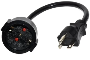 6-20P to Euro CEE7/7 Heavy Duty Power Cord 12AWG,US 3-Prong NEMA6-20P Plug to CEE 7/7 Schuko European Female Socket Power Cord,EU US Plug Adapter, 1ft/0.3m (6-20P to Schuko) 6-20P to Euro CEE7/7 Heavy Duty Power Cord 12AWG,US 3-Prong NEMA6-20P Plug to CEE 7/7 Schuko European Female Socket Power Cord,EU US Plug Adapter, 1ft/0.3m (6-20P to Schuko)