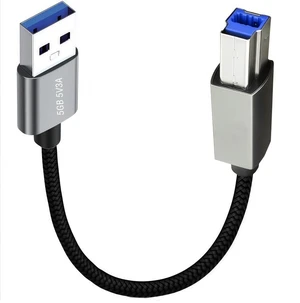 USB 3.0 Cable A Male to B Male ,Superspeed USB 3.0 A-B/A Male to B Male Cable - for Scanner, Printers, Desktop External Hard Drivers and More,1ft/0.3m USB 3.0 Cable A Male to B Male ,Superspeed USB 3.0 A-B/A Male to B Male Cable - for Scanner, Printers, Desktop External Hard Drivers and More,1ft/0.3m