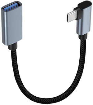 2-Pack USB C to USB 3.0 Adapter Cable, 90 Degree Angle USB C Male to USB Female OTG Cable Adapter,1ft/0.3m Elbow Plug 2-Pack USB C to USB 3.0 Adapter Cable, 90 Degree Angle USB C Male to USB Female OTG Cable Adapter,1ft/0.3m Elbow Plug