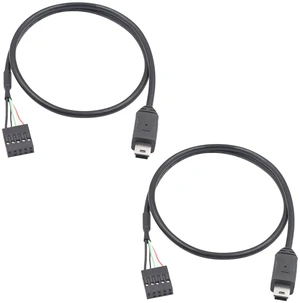 2 Pack Mini USB to Motherboard Cable 1.6FT/50CM, Mini USB Male to 9pin Female Cable forcomputer motherboards 2 Pack Mini USB to Motherboard Cable 1.6FT/50CM, Mini USB Male to 9pin Female Cable forcomputer motherboards