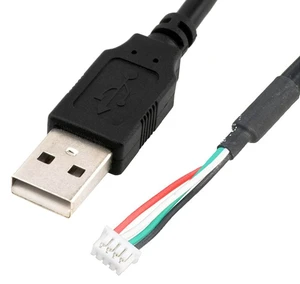 2 Pack USB to 4P MX1.25 cable, 4P MX1.25 Female to USB 2.0 Male Cable USB to Dupont 4 pin Data Cable ,1.6ft/50cm 2 Pack USB to 4P MX1.25 cable, 4P MX1.25 Female to USB 2.0 Male Cable USB to Dupont 4 pin Data Cable ,1.6ft/50cm