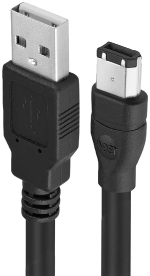 Firewire to USB Adapter Cable IEEE 1394 Male 6-Pin to USB 2.0 Male Converter Firewire 400 1394-a to USB A Connector Cord for Hard Disk Printer Scanner,6ft/1.8m Firewire to USB Adapter Cable IEEE 1394 Male 6-Pin to USB 2.0 Male Converter Firewire 400 1394-a to USB A Connector Cord for Hard Disk Printer Scanner,6ft/1.8m