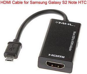 Mini 1080P MHL Micro USB a HDMI Adaptador convertidor de cable