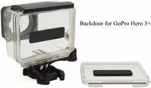 Back Door Backdoor Case Cover housing for Go Pro GoPro Hero 3+ Sport Camera Accessories