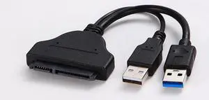 USB3.0 To Sata 7+15 pin Converter Adapter HDD Cable with power for 2.5" HDD usb to hard drive disk,Supports 2.5" Mass Storage Class Drive USB3.0 To Sata 7+15 pin Converter Adapter HDD Cable with power for 2.5" HDD usb to hard drive disk,Supports 2.5" Mass Storage Class Drive