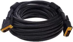 DTECH DVI-D (24+1) Male to DVI-D (24+1) Male Digital Dual Link extension Cable (DT-1010 32ft/10m),DVI M to M dual link extension cable DTECH DVI-D (24+1) Male to DVI-D (24+1) Male Digital Dual Link extension Cable (DT-1010 32ft/10m),DVI M to M dual link extension cable