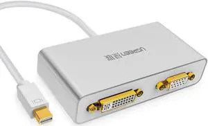 Mini Displayport Mini DP Thunderbolt to HDMI VGA DVI TV HDTV Video Cable Converter 1080P for Apple Macbook, Macbook Pro, iMac, Macbook Air, and Mac Mini for iMac, Microsoft Surface,Thinkpad 10438 Mini Displayport Mini DP Thunderbolt to HDMI VGA DVI TV HDTV Video Cable Converter 1080P for Apple Macbook, Macbook Pro, iMac, Macbook Air, and Mac Mini for iMac, Microsoft Surface,Thinkpad 10438