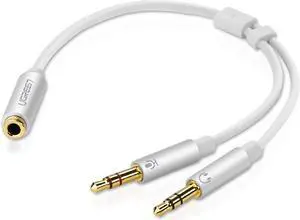 Headphone Splitter For Computer 3.5mm Female to 2 Dual 3.5mm Male Headphone Mic Audio Y Splitter Cable Smartphone Headset to PC Adapter 10790 Headphone Splitter For Computer 3.5mm Female to 2 Dual 3.5mm Male Headphone Mic Audio Y Splitter Cable Smartphone Headset to PC Adapter 10790