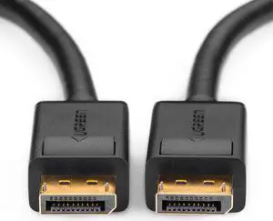 DP to DP Extension Cable, DP DisplayPort Male to DisplayPort Male Cable Gold Plated 1.2 Version 4K Resolution (6ft/2m) 10211 DP to DP Extension Cable, DP DisplayPort Male to DisplayPort Male Cable Gold Plated 1.2 Version 4K Resolution (6ft/2m) 10211