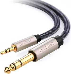Gold Plated 3.5mm 1/8" Male to 6.35mm 1/4" Male TRS Stereo Audio Cable with Zinc Alloy Housing and Nylon Braid for iPod, Laptop,Home Theater Devices, and Amplifiers (16ft/5m) 40806 Gold Plated 3.5mm 1/8" Male to 6.35mm 1/4" Male TRS Stereo Audio Cable with Zinc Alloy Housing and Nylon Braid for iPod, Laptop,Home Theater Devices, and Amplifiers (16ft/5m) 40806
